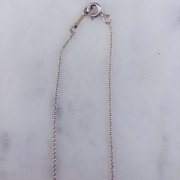 Tiffany & Co. Silver Double Hoop Necklace - Picture 4 of 13